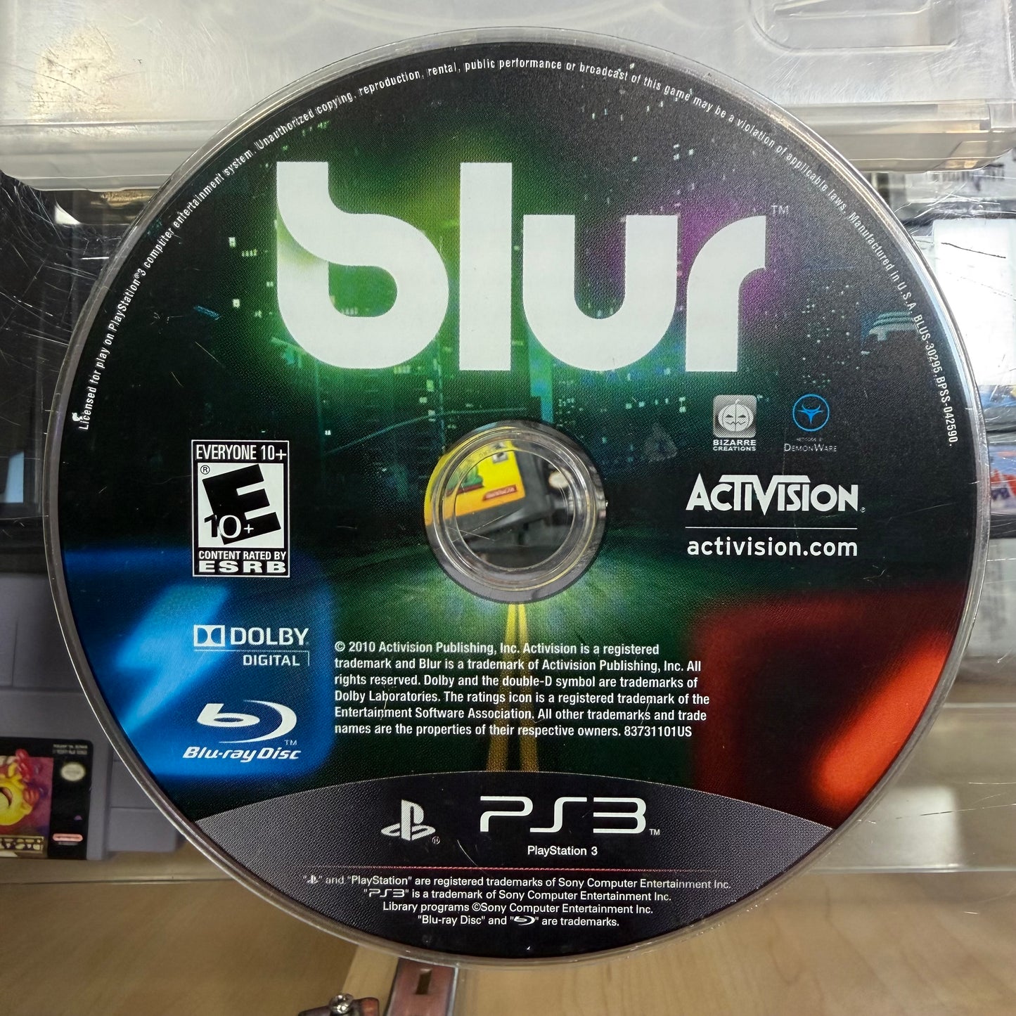Blur (DISC ONLY) Playstation 3