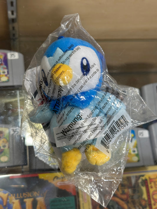 Pokemon Center Plush Keychain Piplup Diamond & Pearl Plush New