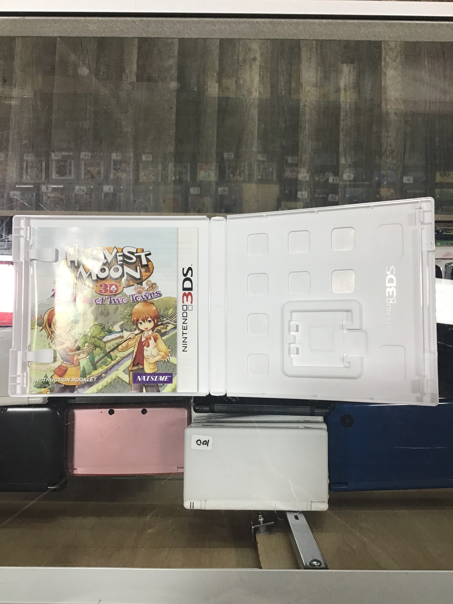 Harvest Moon 3D The Tale of Two Towns Nintendo 3DS Case and Manual ONLY