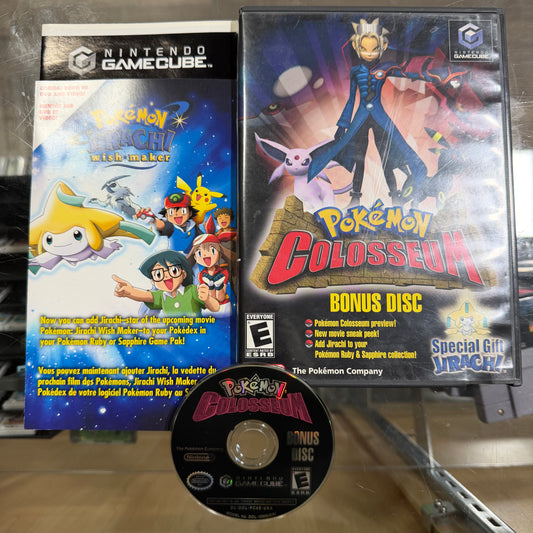 Pokémon Colosseum Bonus Disc Nintendo GameCube CIB