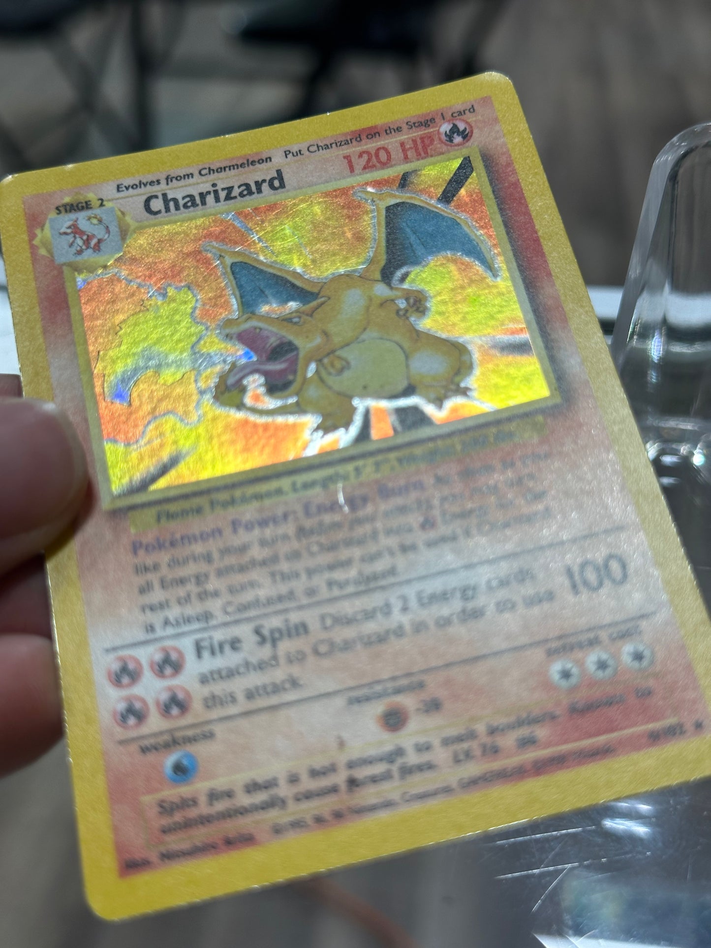 Charizard - Base Set 4/102 - Heavily Played