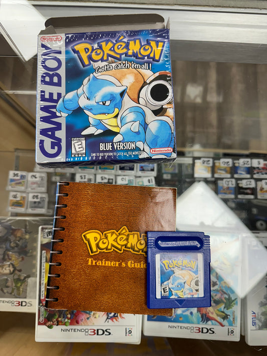 Pokémon Blue Nintendo Gameboy CIB  With Seal