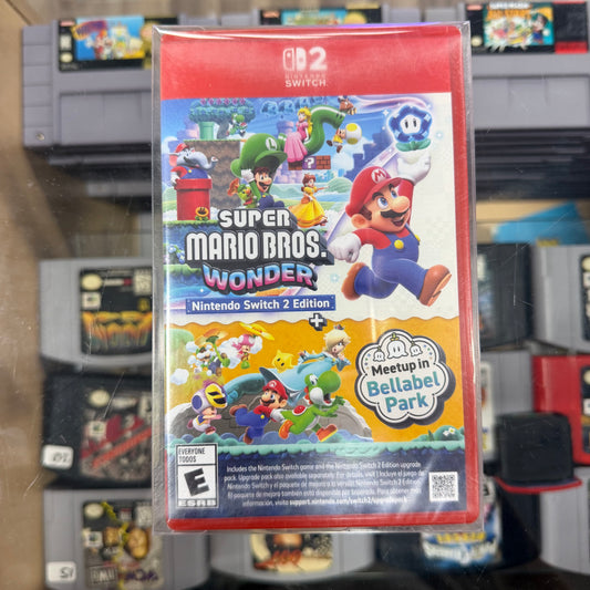 Super Mario Bros. Wonder + Meetup In Bellabel Park Nintendo Switch 2 Sealed
