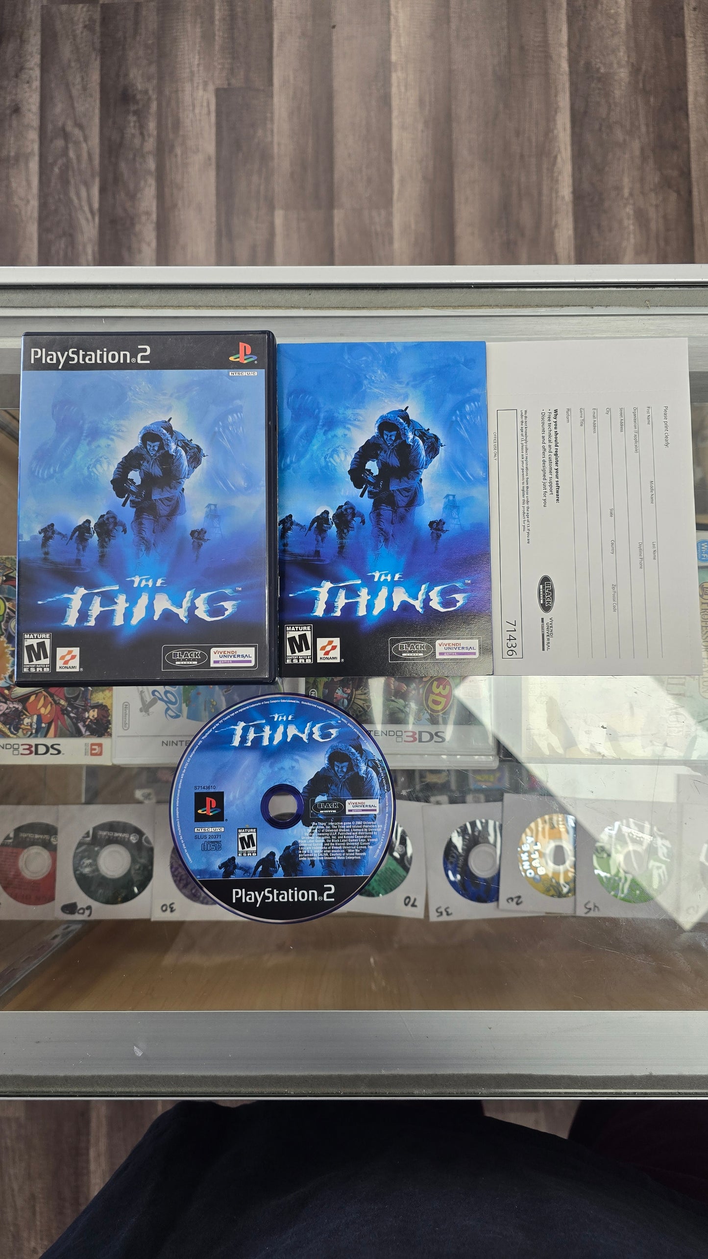 The Thing CIB with Registration Card PlayStation 2