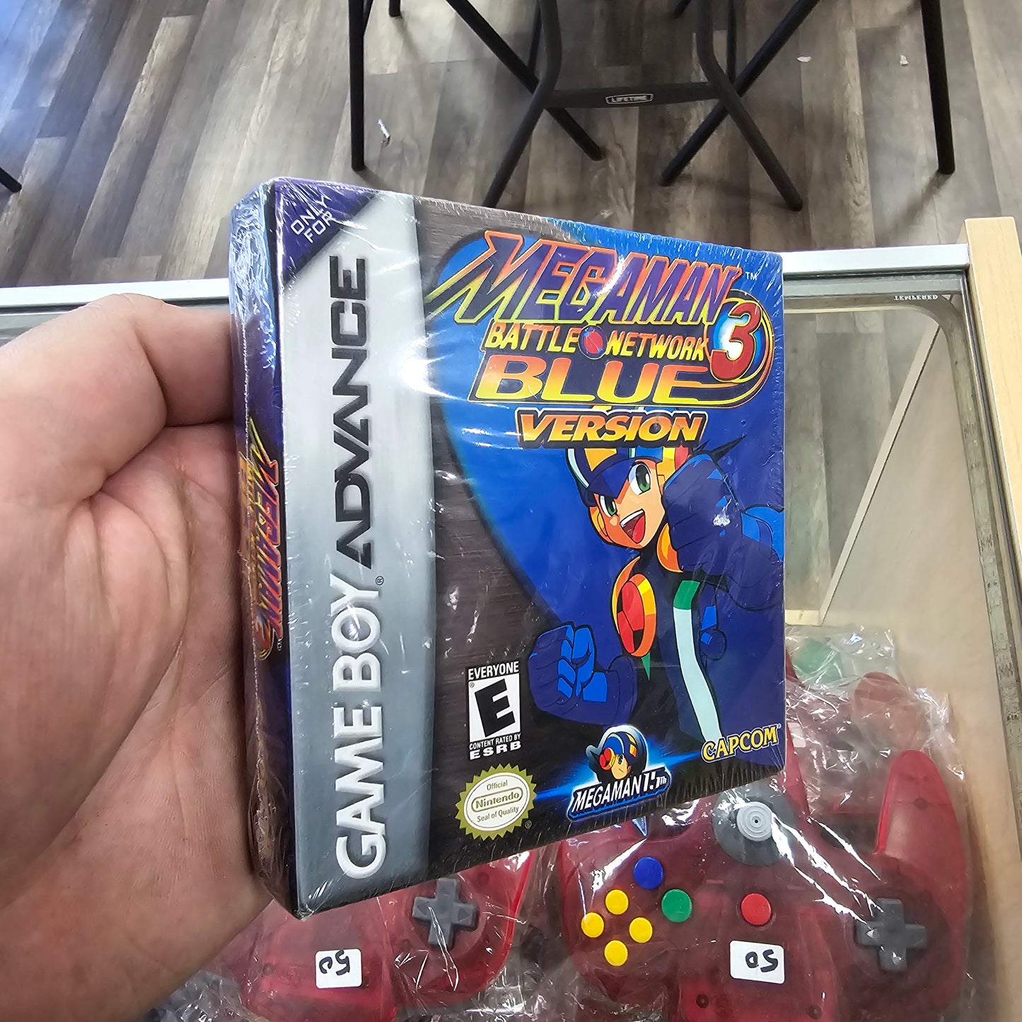 Mega Man Battle Network 3 Blue SEALED NEW with Box Protector Nintendo Gameboy Advance