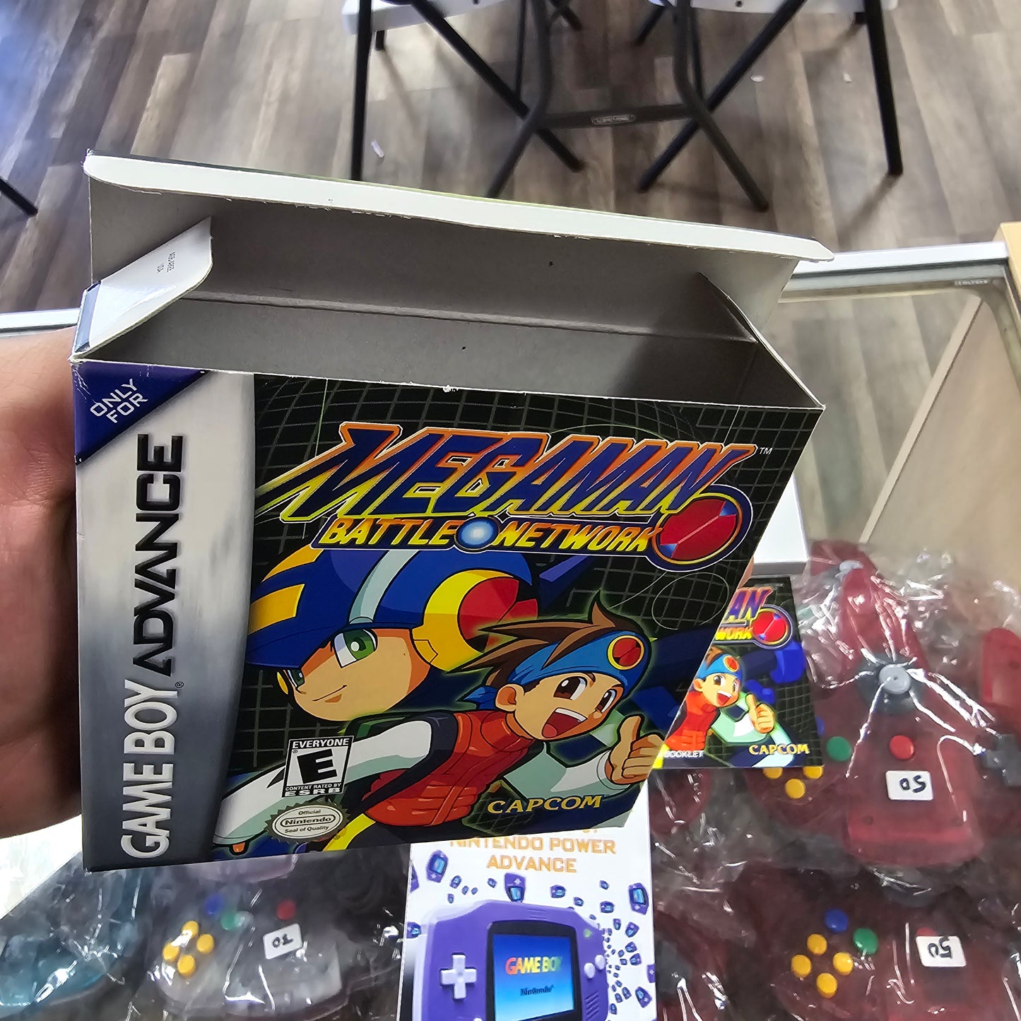 Mega Man Battle Network CIB with Box Protector Nintendo Gameboy Advance