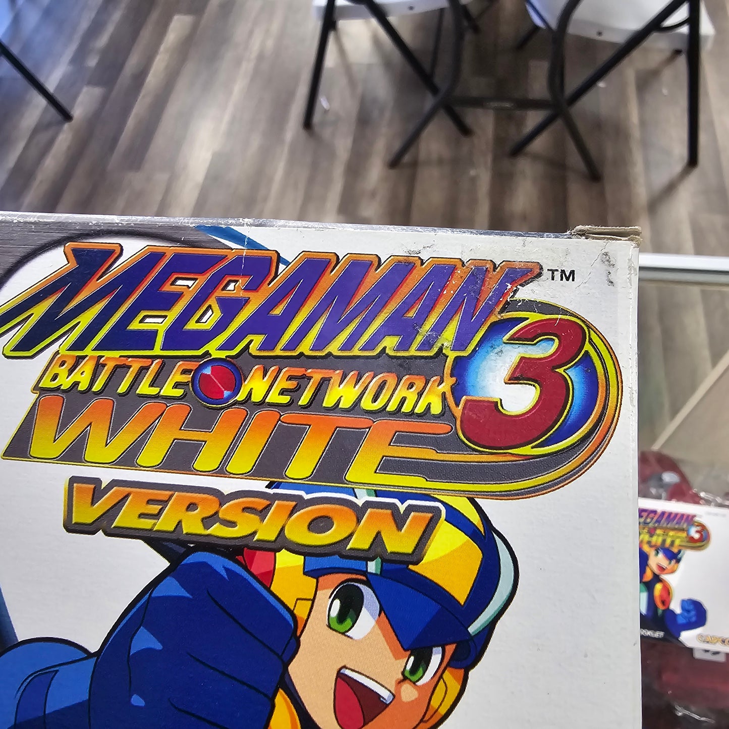 Mega Man Battle Network 3 White CIB with Box Protector Nintendo Gameboy Advance