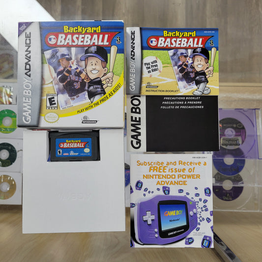 Backyard Baseball for GameBoy Advanced CIB