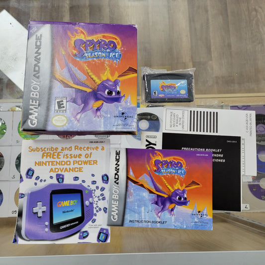 Spyro Season of Ice Nintendo Gameboy Advanced