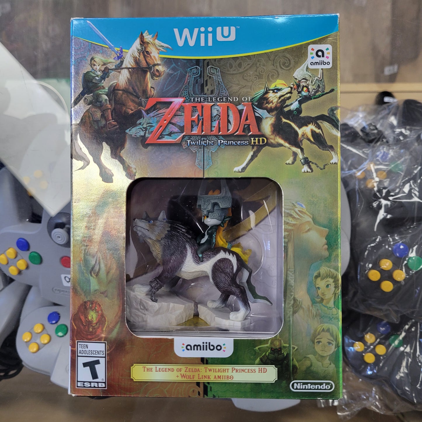 Zelda Twilight Princess HD amiibo Bundle Nintendo Wii U Sealed