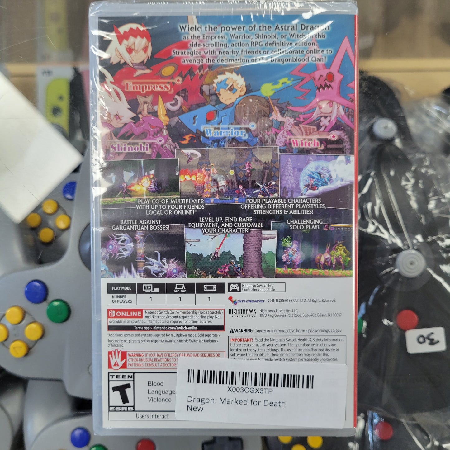 New Dragon Marked For Death Nintendo Switch