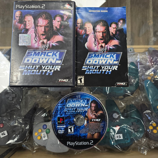 WWE Smackdown Shut Your Mouth CIB PlayStation 2