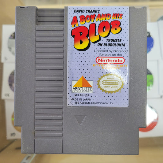 A Boy and His Blob Trouble on Blobolonia Nintendo NES