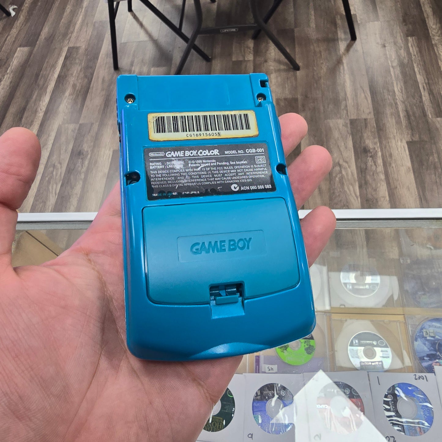 Turquoise Nintendo Gameboy Color