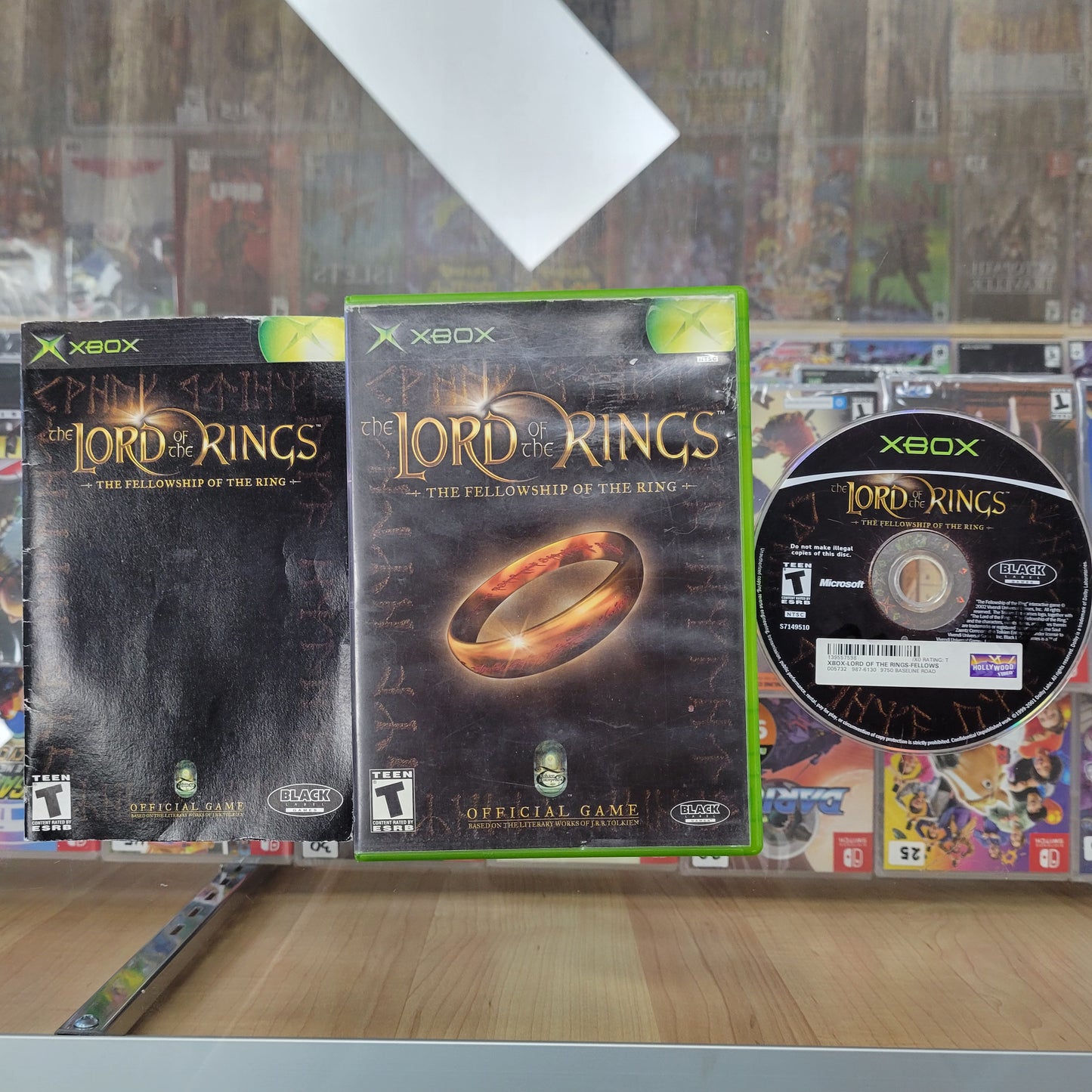 The Lord Of The Rings The Fellowship Of The Ring Original Xbox