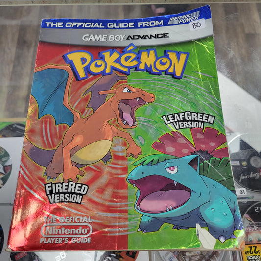 Pokémon Fire Res and Leaf Green Version Official Strategy game guide from Nintendo Power