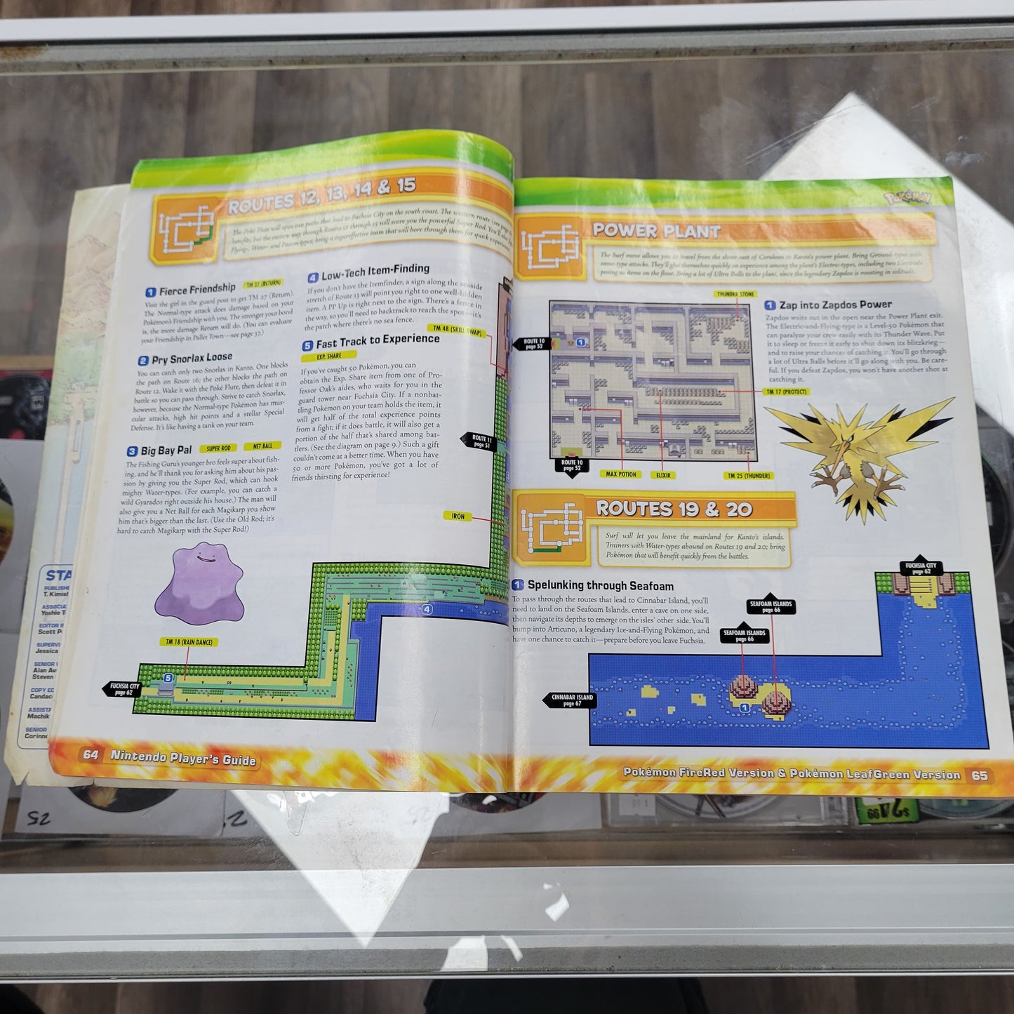 Pokémon Fire Res and Leaf Green Version Official Strategy game guide from Nintendo Power