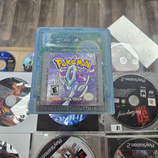 Pokémon Crystal Authentic with New Battery (Saves) Nintendo Gameboy Color