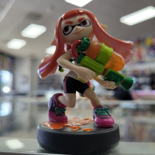 Orange Inkling Girl Amiibo