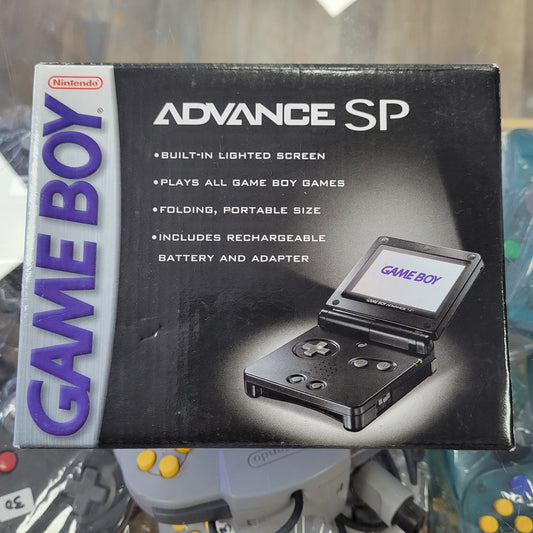 Nintendo Game Boy Advance SP 001 Model Black New Sealed