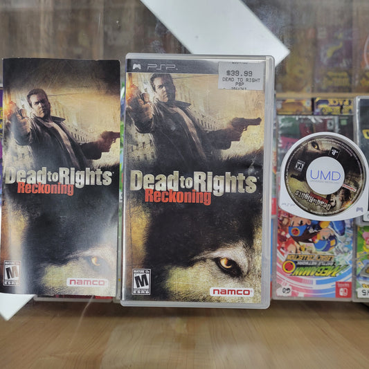 Dead to RIGHTS Reckoning PSP