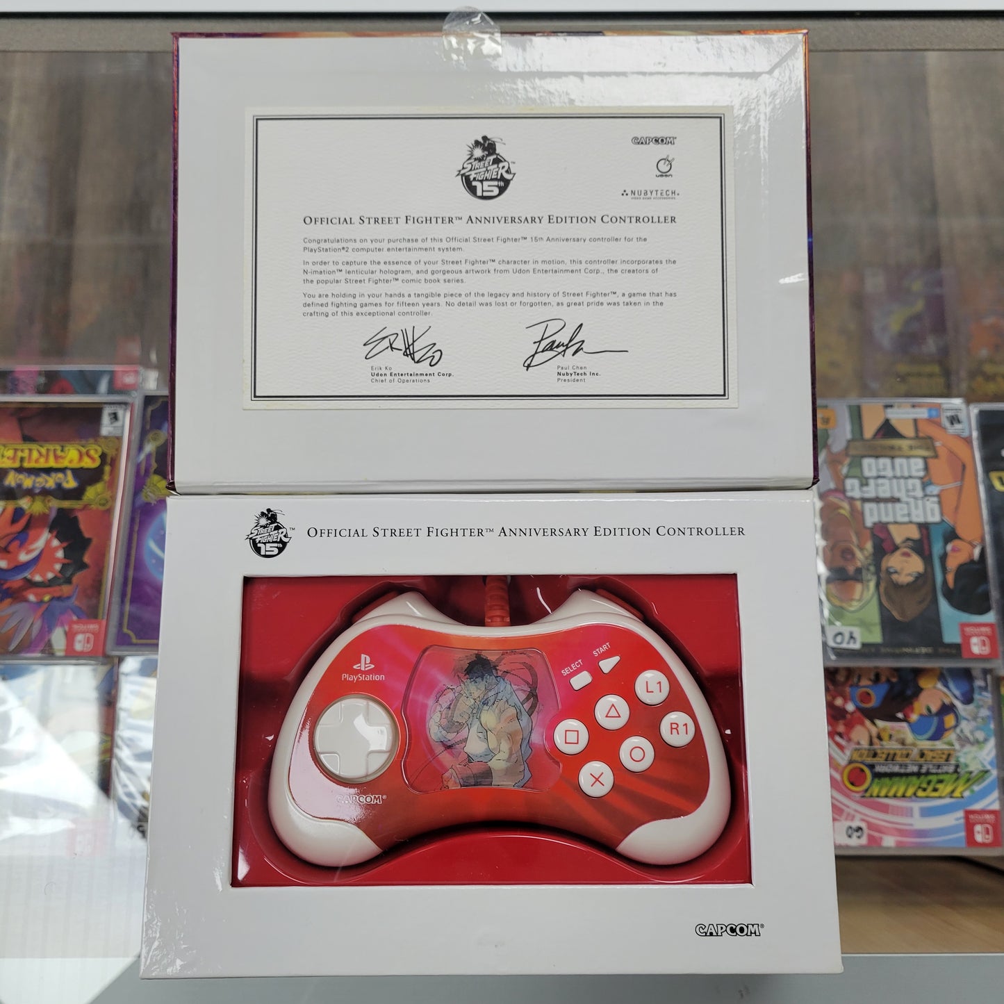 Street Fighter 15th Anniversary Ryu Controller Playstation 2