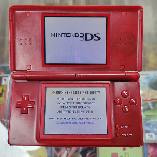 Red Nintendo DS Lite System Reshell