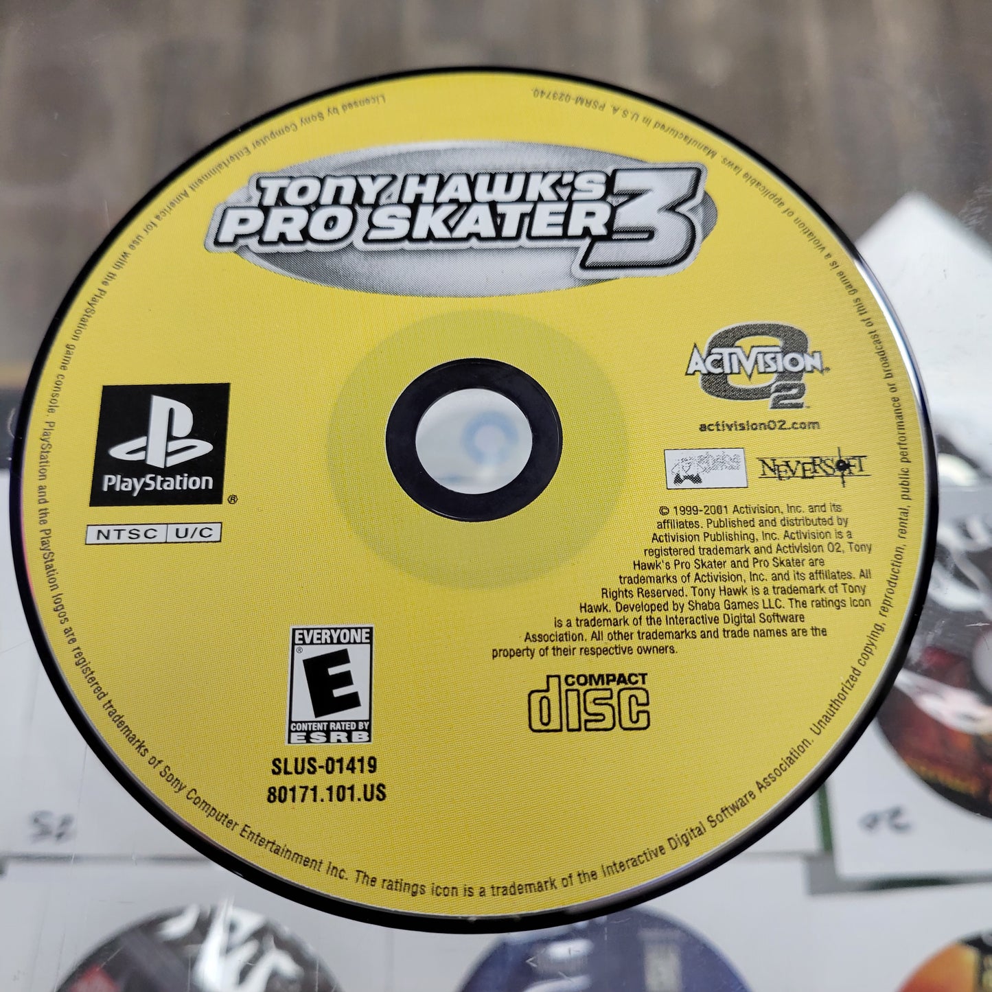 Tony Hawks Pro Skater 3 Playstation 1