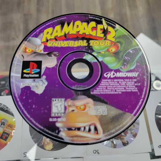 Rampage 2 Universal Tour Playstation 1