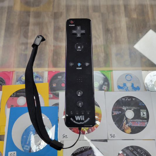 Black Nintendo Wii Mote Motion Plus