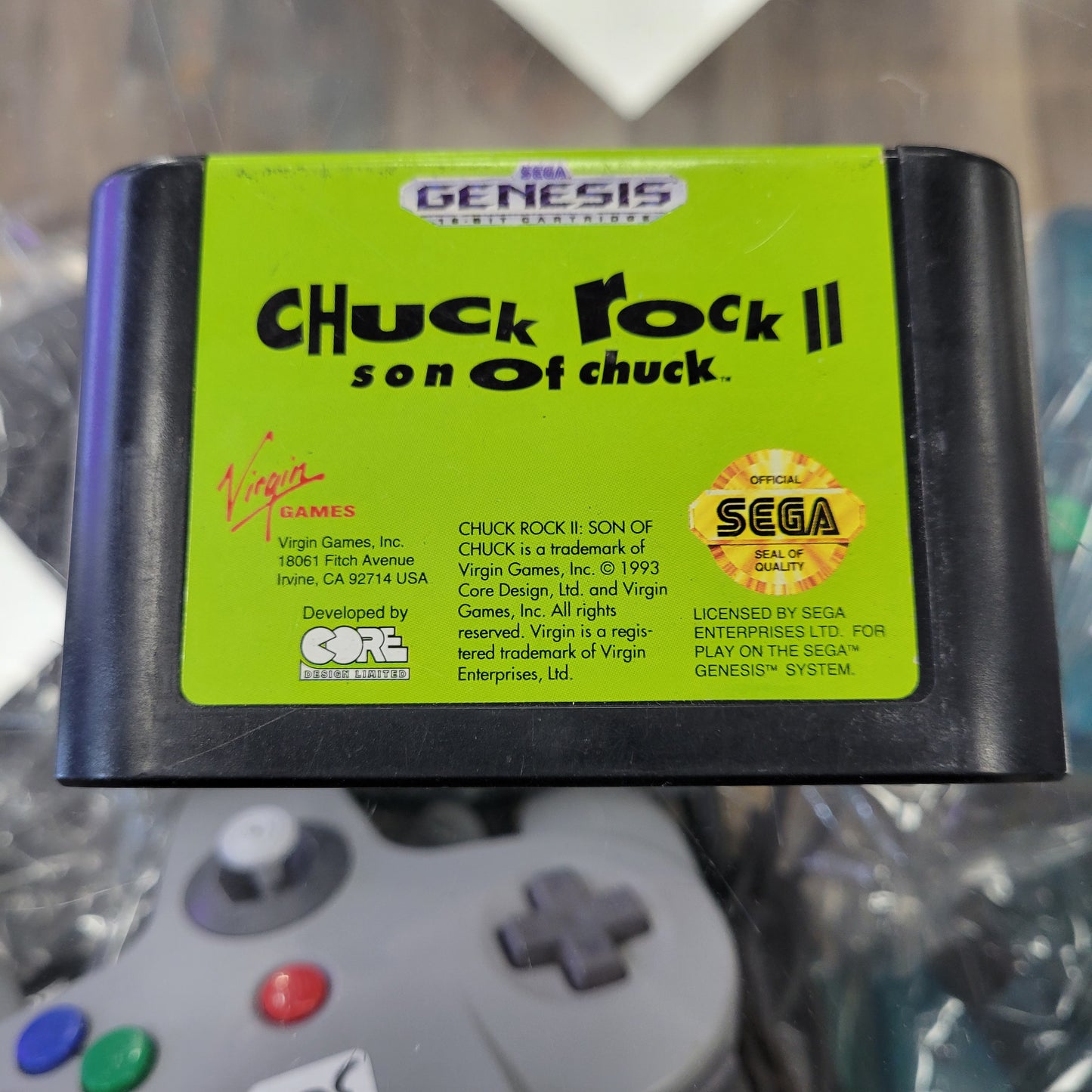 Chuck Rock II Son Of Chuck Sega Genesis