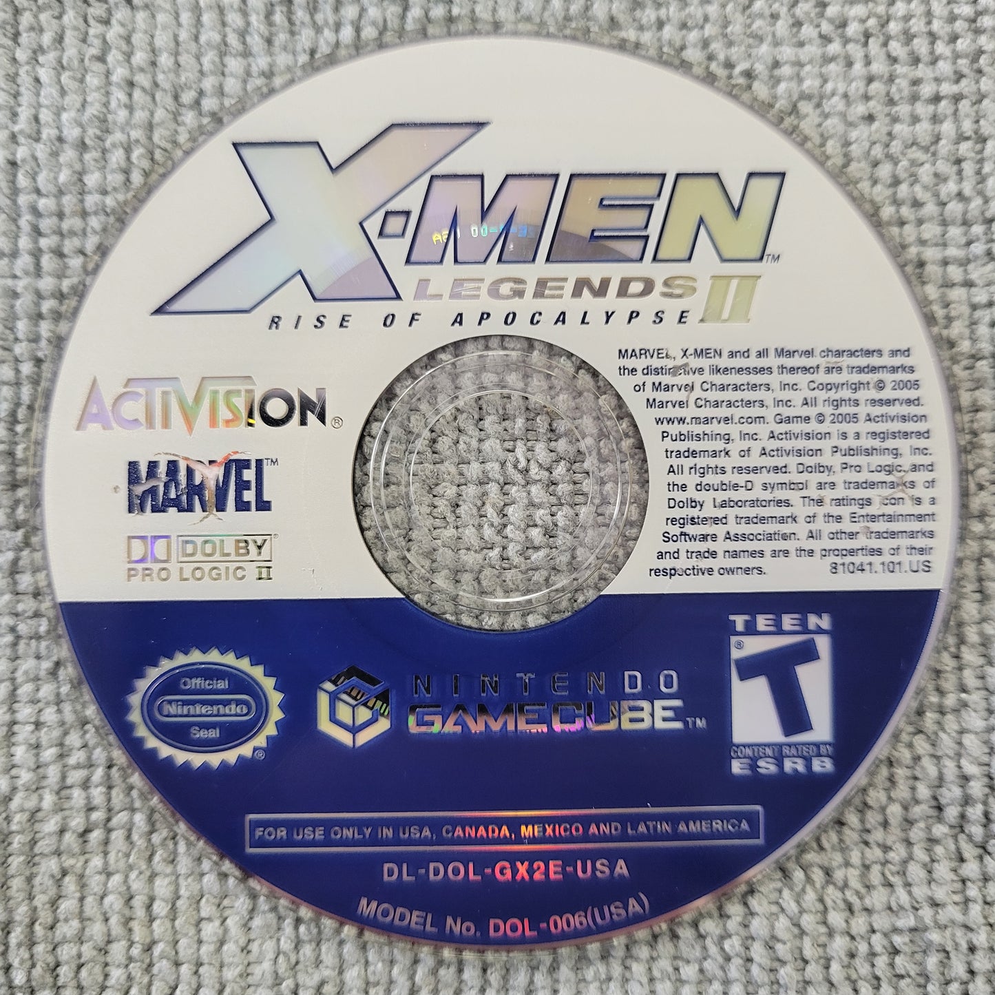 X-men Legends 2 Nintendo Gamecube