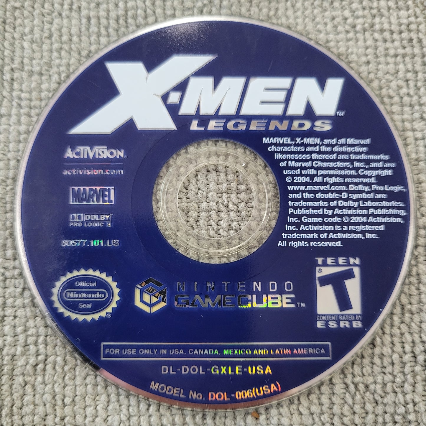 X-Men Legends Nintendo Gamecube