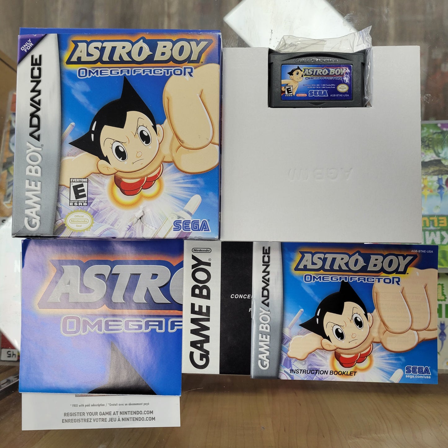 Astro Boy Omega Factor Nintendo Gameboy Advance