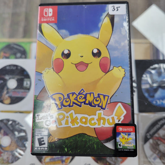 Pokémon Let's Go Pikachu Nintebdo Switch