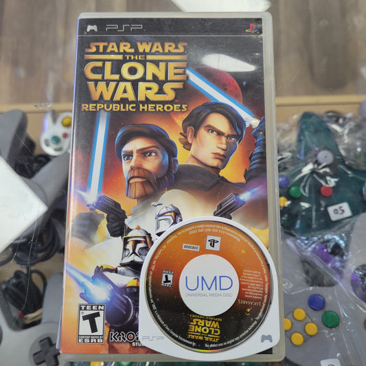 Star Wars The Clone Wars Republic Heroes PSP