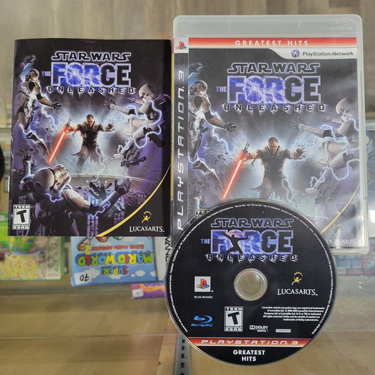 Star Wars The Force Unleashed Playstation 3 Greatest Hits