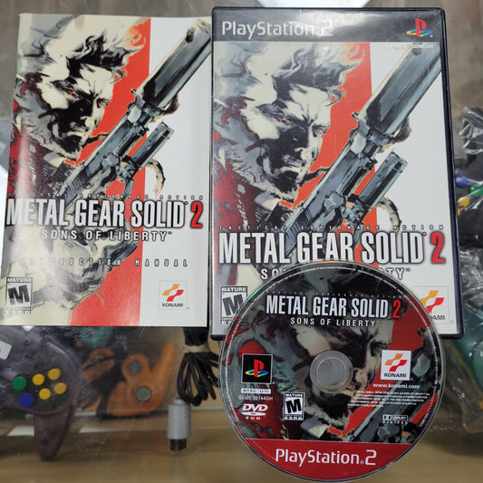 Metal Gear Solid 2 Sons Of Liberry Playstation 2
