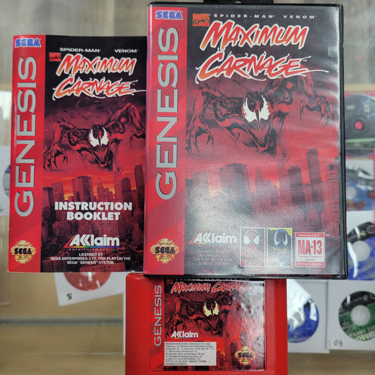 Maximum Carnage Sega Genesis