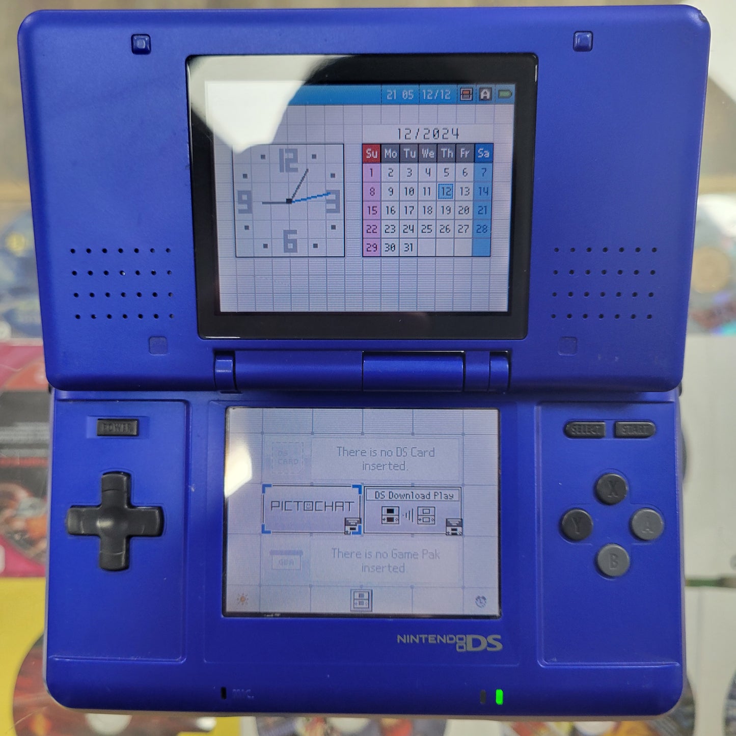 Blue Nintendo DS System