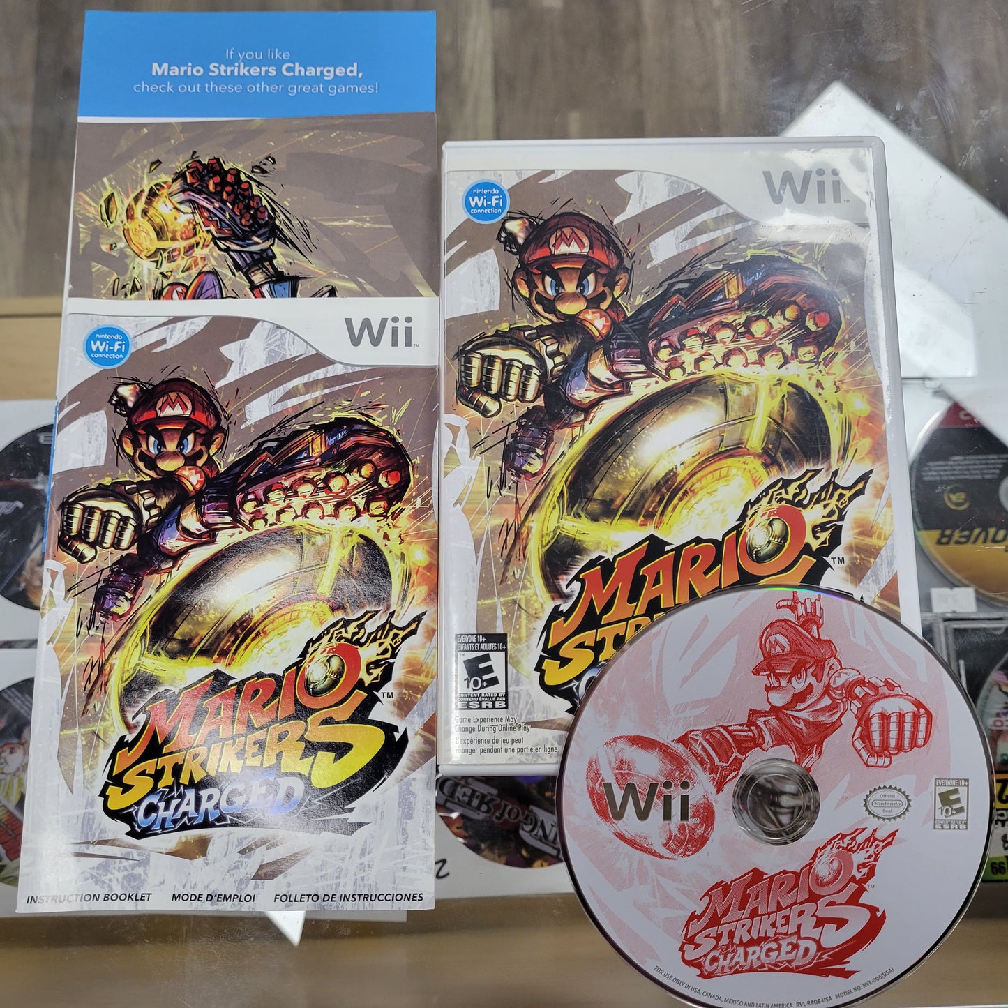 Mario Strikers Charged Nintendo Wii