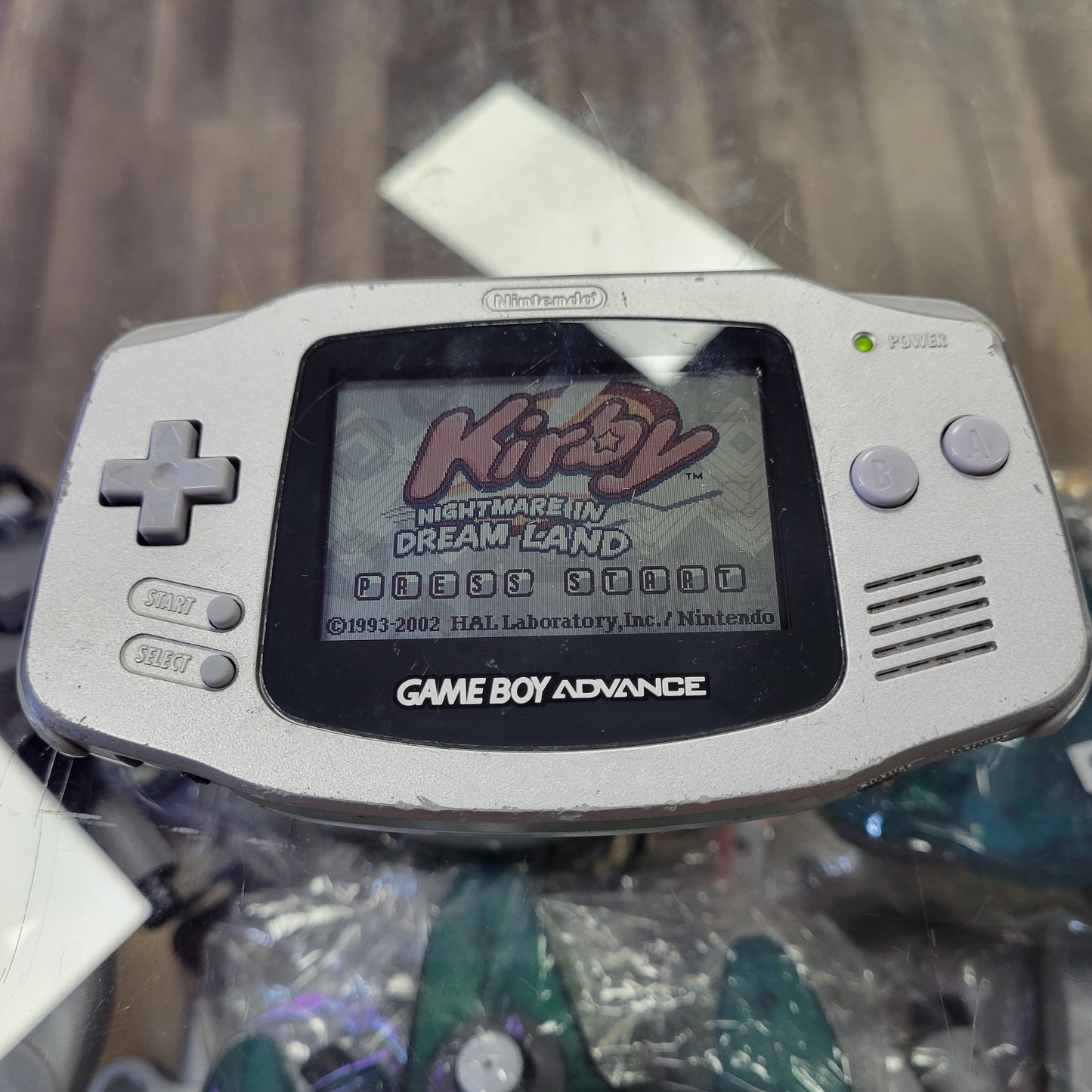 Silver Nintendo Gameboy Advance