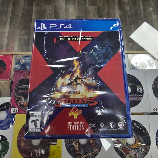 Streets of Rage 4 [Anniversary Edition] NEW SEALED Playstation 4