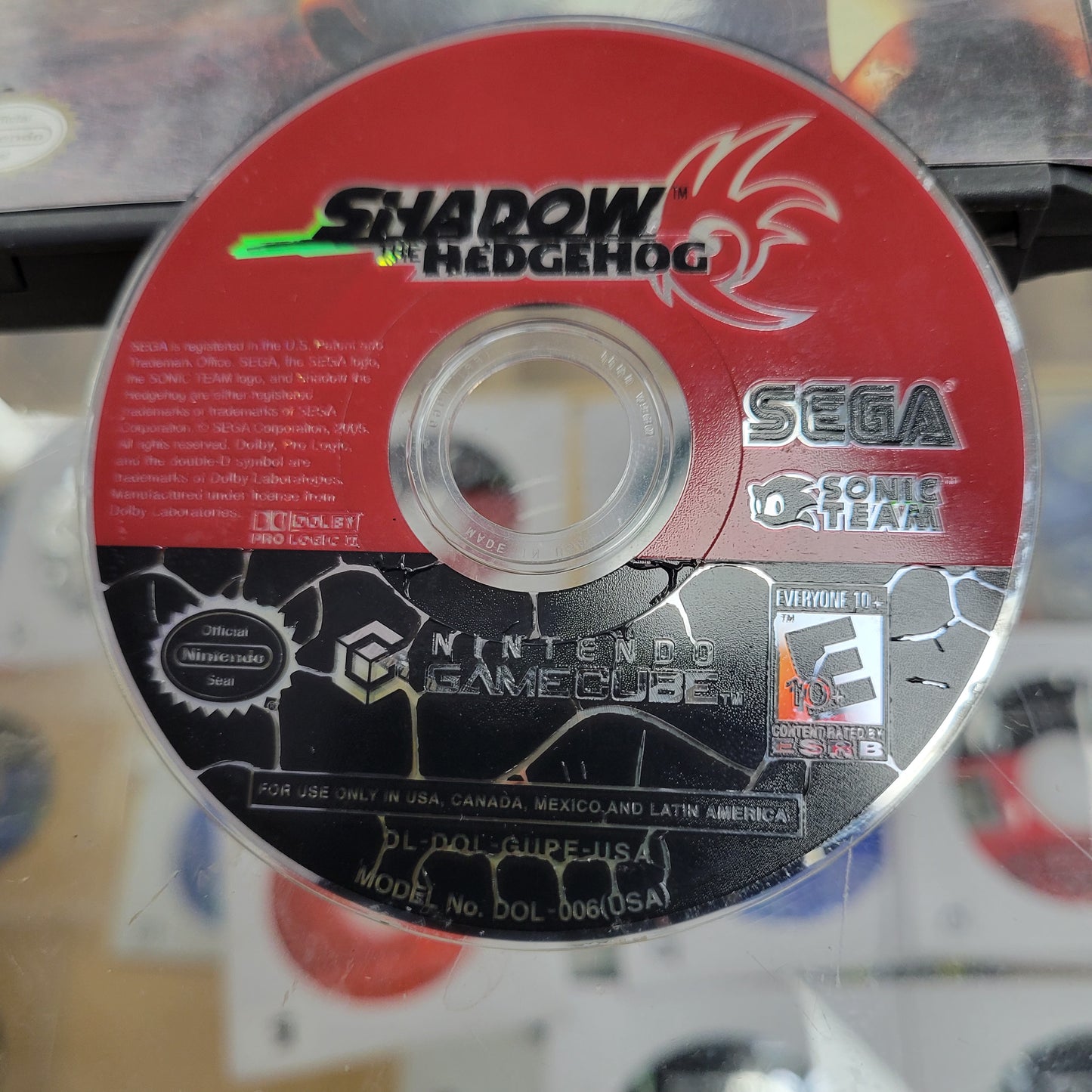 Shadow The Hedgehog Nintendo Gamecube