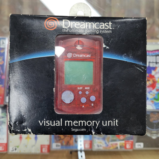 Red Dreamcast VMU Sega Dreamcast Sealed New