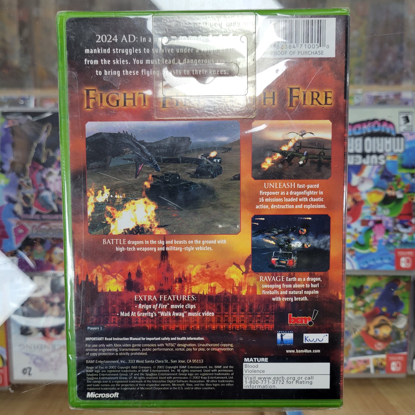 Reign of Fire Original Xbox New Sealed