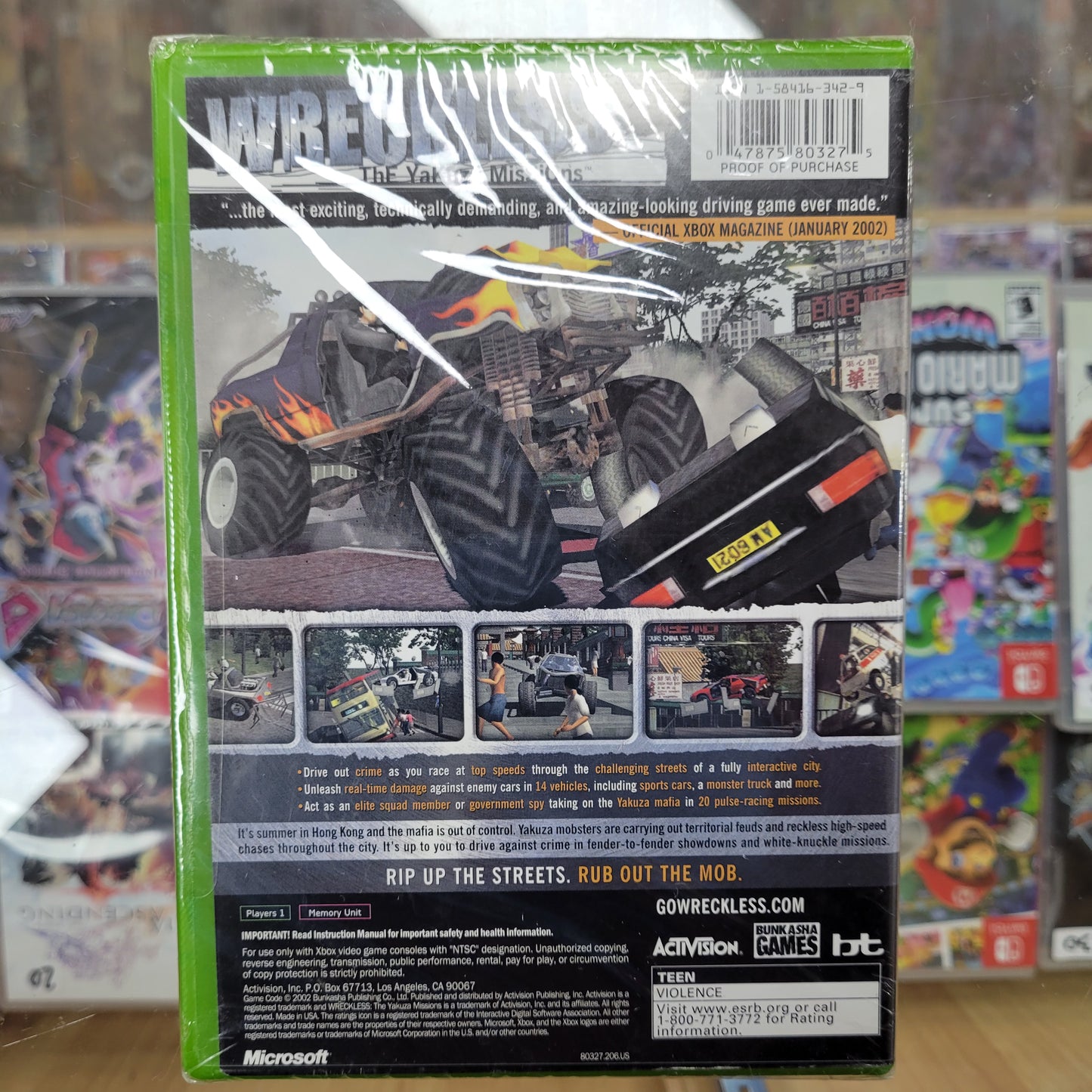 Wreckless The Yakuza Missions Original Xbox New Sealed
