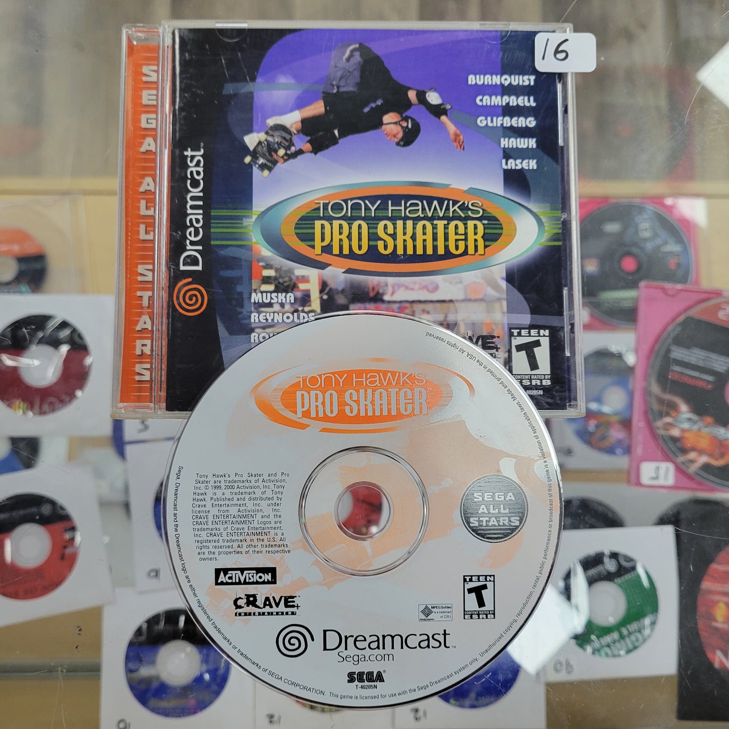 Tony Hawk Pro Skater Sega Dreamcast