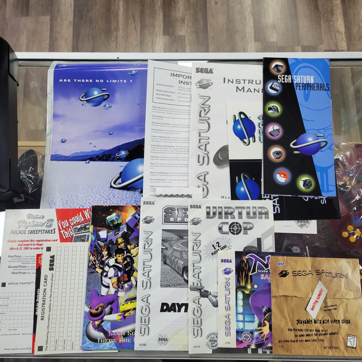 Sega Saturn System CIB (Clean System and Box)