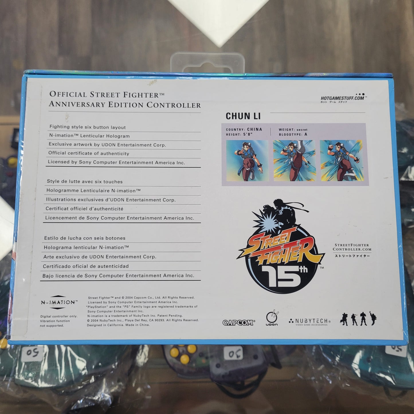 New Sealed Official Street Fighter Anniversary Edition Controller Chun Li Playstation 2